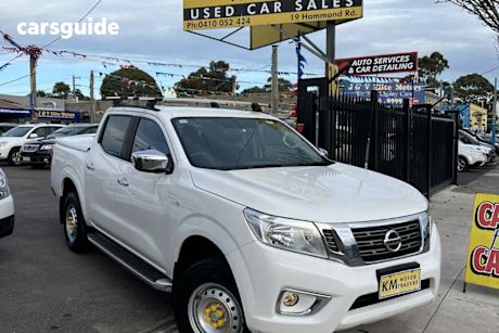 White 2017 Nissan Navara Double Cab Utility RX (4X4)