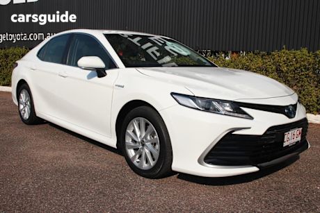 White 2023 Toyota Camry Sedan Ascent Hybrid