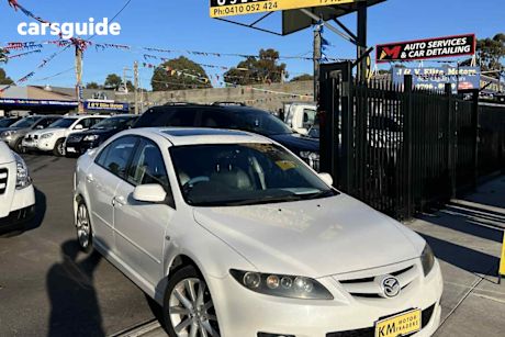 White 2006 Mazda 6 Hatchback Luxury Sports