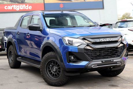Blue 2024 Isuzu D-MAX Crew Cab Utility X-Terrain (4X4)