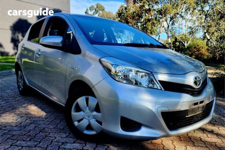 Silver 2011 Toyota Yaris Hatchback YR