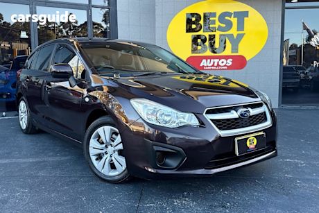 Blue 2012 Subaru Impreza Hatchback 2.0I (awd)