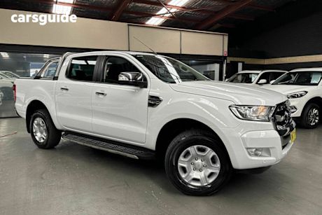 White 2018 Ford Ranger Dual Cab Utility XLT 3.2 (4X4) (5 YR)