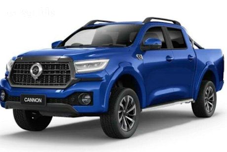 Blue 2025 GWM Cannon Dual Cab Utility Ultra (4X4)