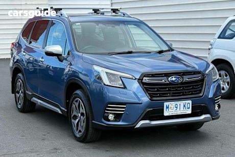 Blue 2021 Subaru Forester Wagon Hybrid L (awd)