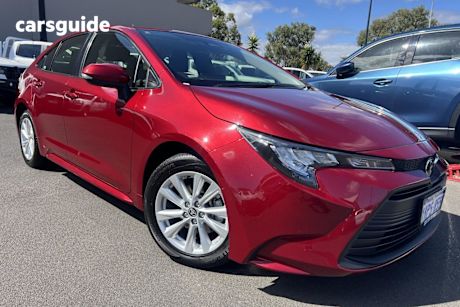 Red 2022 Toyota Corolla Sedan Ascent Sport + Convenience PK