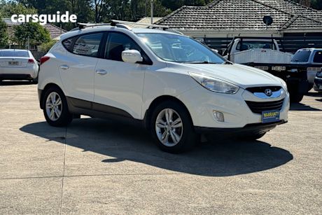 White 2011 Hyundai IX35 Wagon Elite (awd)