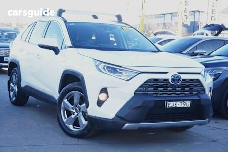 White 2020 Toyota RAV4 Wagon GXL AWD Hybrid