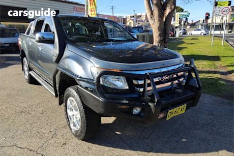 Grey 2012 Ford Ranger Dual Cab Utility XLT 3.2 (4X4)