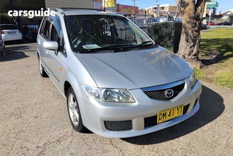 Silver 2003 Mazda Premacy Hatchback