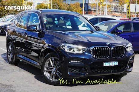 Blue 2019 BMW X3 Wagon Xdrive20D M-Sport
