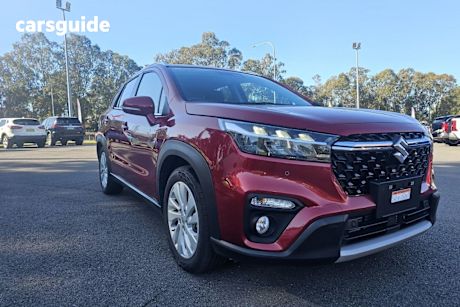 Red 2022 Suzuki S-Cross Wagon Turbo GL+ (qld)