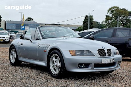 Silver 1997 BMW Z3 Roadster