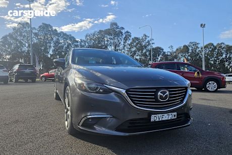 Grey 2017 Mazda 6 Sedan Atenza