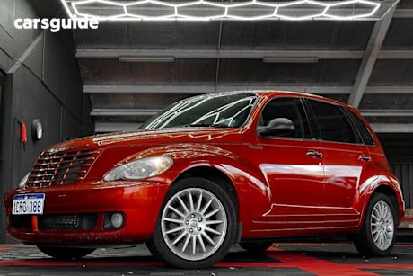Orange 2007 Chrysler PT Cruiser Hatchback Grand Tourer