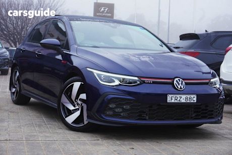 Blue 2022 Volkswagen Golf Hatchback GTI