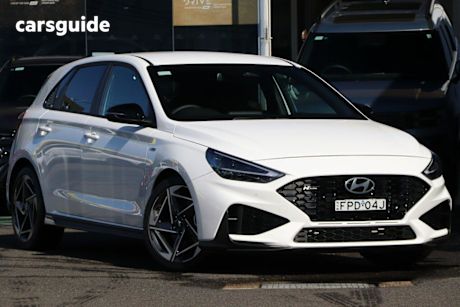 White 2025 Hyundai I30 Hatchback N Line Mhev