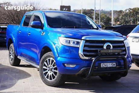 Blue 2021 GWM UTE Dual Cab Utility Cannon (4X4)