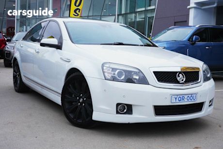 White 2015 Holden Caprice Sedan V