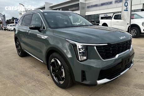 Green 2025 Kia Sorento Wagon Sport+ 7 Seat