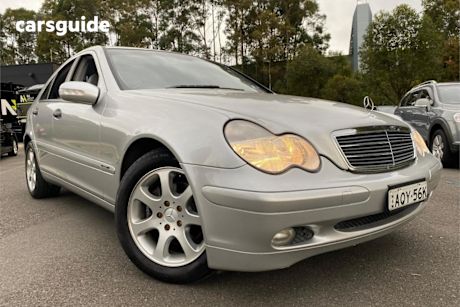 Silver 2003 Mercedes-Benz C180 Sedan Kompressor Classic