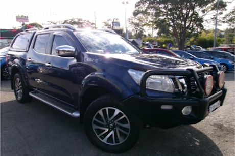 Blue 2015 Nissan Navara Dual Cab Utility ST-X (4X4)