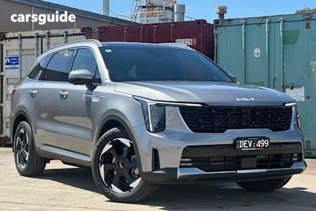 Grey 2024 Kia Sorento Wagon GT-Line HEV FWD