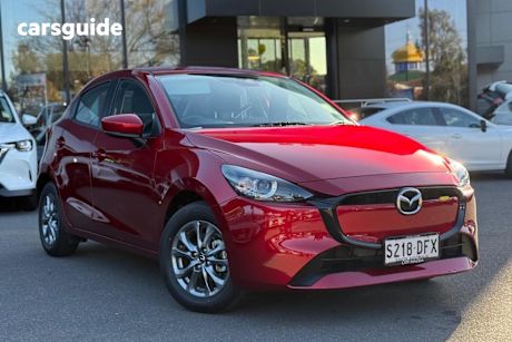 Red 2024 Mazda 2 Hatchback G15 Pure