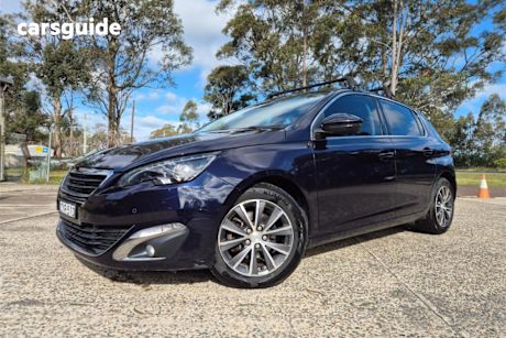 Blue 2014 Peugeot 308 Hatchback Allure