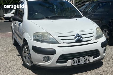 White 2008 Citroen C3 Hatchback Exclusive