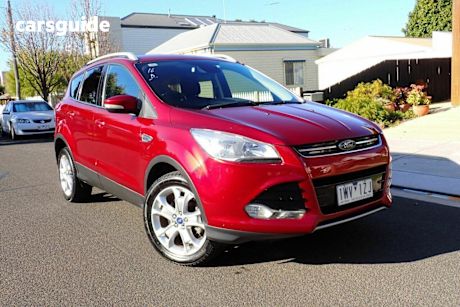 Red 2016 Ford Kuga Wagon Trend (awd)
