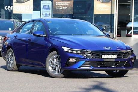 Blue 2025 Hyundai I30 Sedan Elite HEV 1.6P DCT