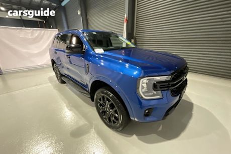 Blue 2023 Ford Everest Wagon Sport (4WD)