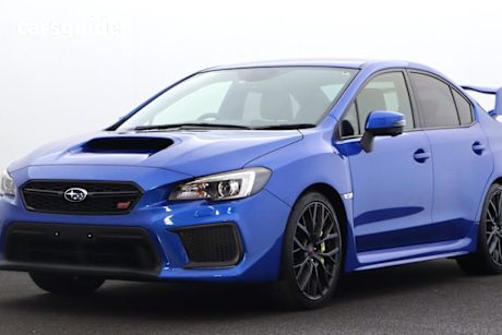 Blue 2019 Subaru WRX Sedan STI Spec R (awd)