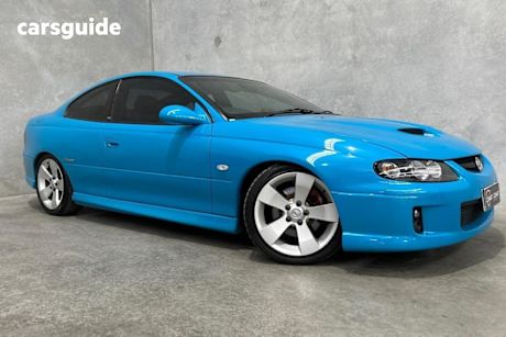 Blue 2004 Holden Monaro Coupe CV8