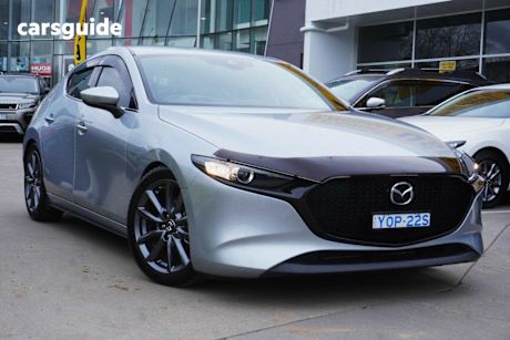 Silver 2020 Mazda 3 Hatchback G20 Touring