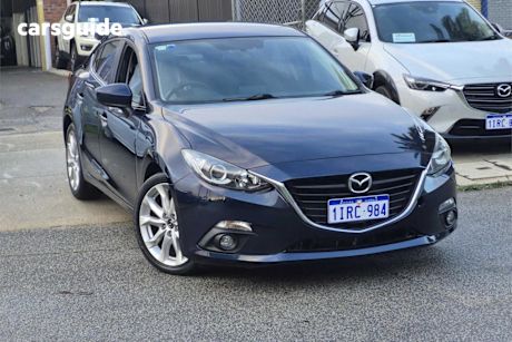 Blue 2015 Mazda 3 Sedan SP25