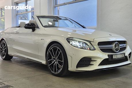 White 2020 Mercedes-Benz C43 Cabriolet
