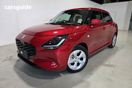 Red 2024 Suzuki Swift Hatchback Hybrid Plus