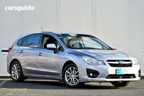 Silver 2014 Subaru Impreza Hatchback 2.0I (awd)