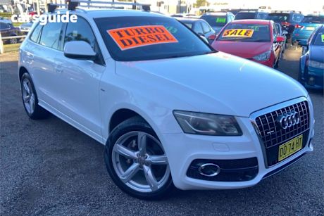 White 2011 Audi Q5 Wagon 3.0 TDI Quattro