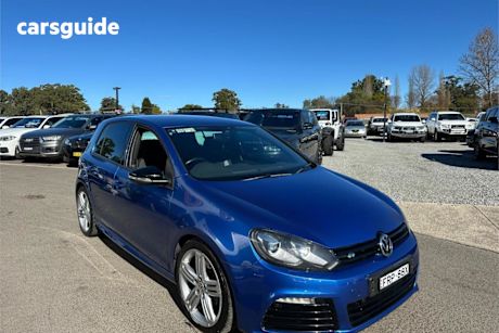 Blue 2011 Volkswagen Golf Hatchback R