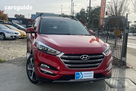 Red 2016 Hyundai Tucson Wagon Highlander (awd)