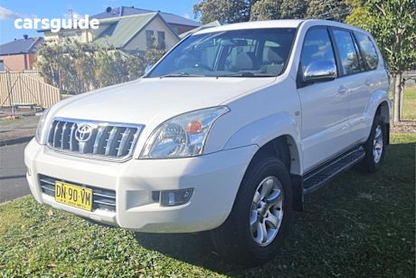 White 2005 Toyota Landcruiser Prado Wagon GXL (4X4)