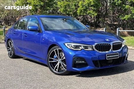Blue 2020 BMW 330I Sedan M Sport