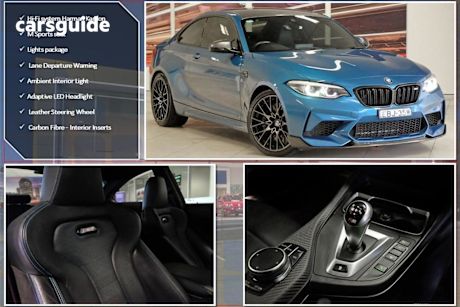 Blue 2018 BMW M2 Coupe Competition