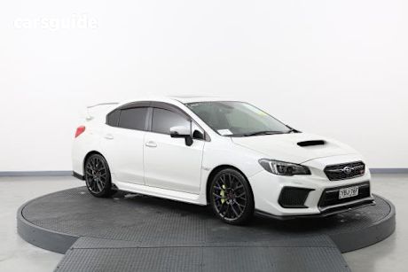 White 2018 Subaru WRX Sedan STI Premium