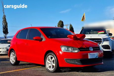Red 2010 Volkswagen Polo Hatchback 77 TSI Comfortline