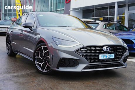 Grey 2021 Hyundai Sonata Sedan N Line