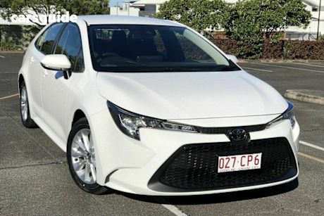 White 2021 Toyota Corolla Sedan Ascent Sport